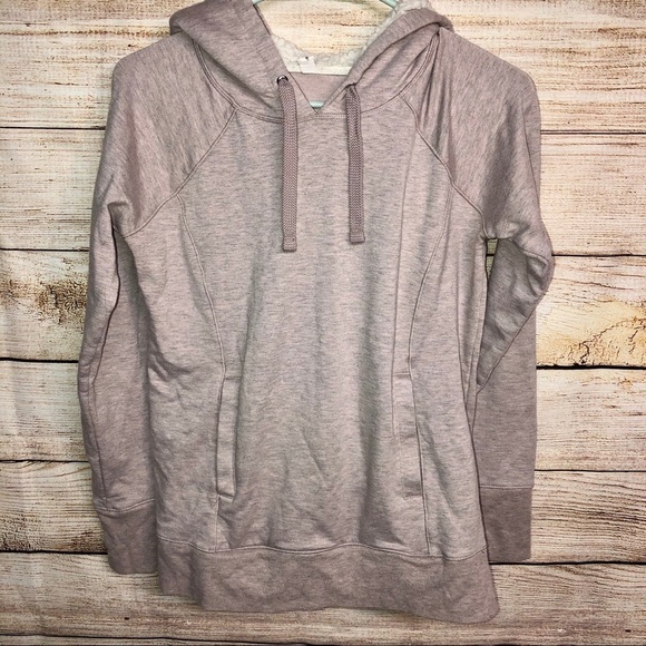 Ideology Sherpa Lined Pink Pullover Hoodie - Picture 3 of 6